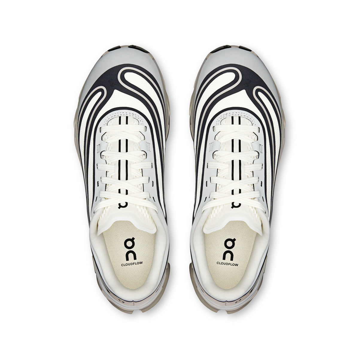 On Cloudflow 5 AD - Women's in Ivory / Black - view 2
