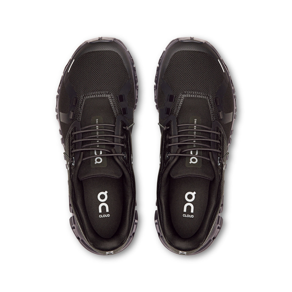 On Cloud 6 Wide - Women's in Black / Black - view 2
