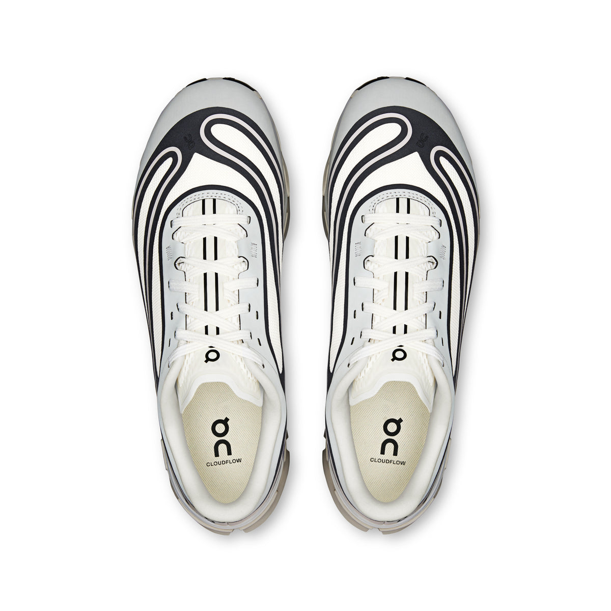 On Cloudflow 5 AD - Men's in Ivory / Black - view 2