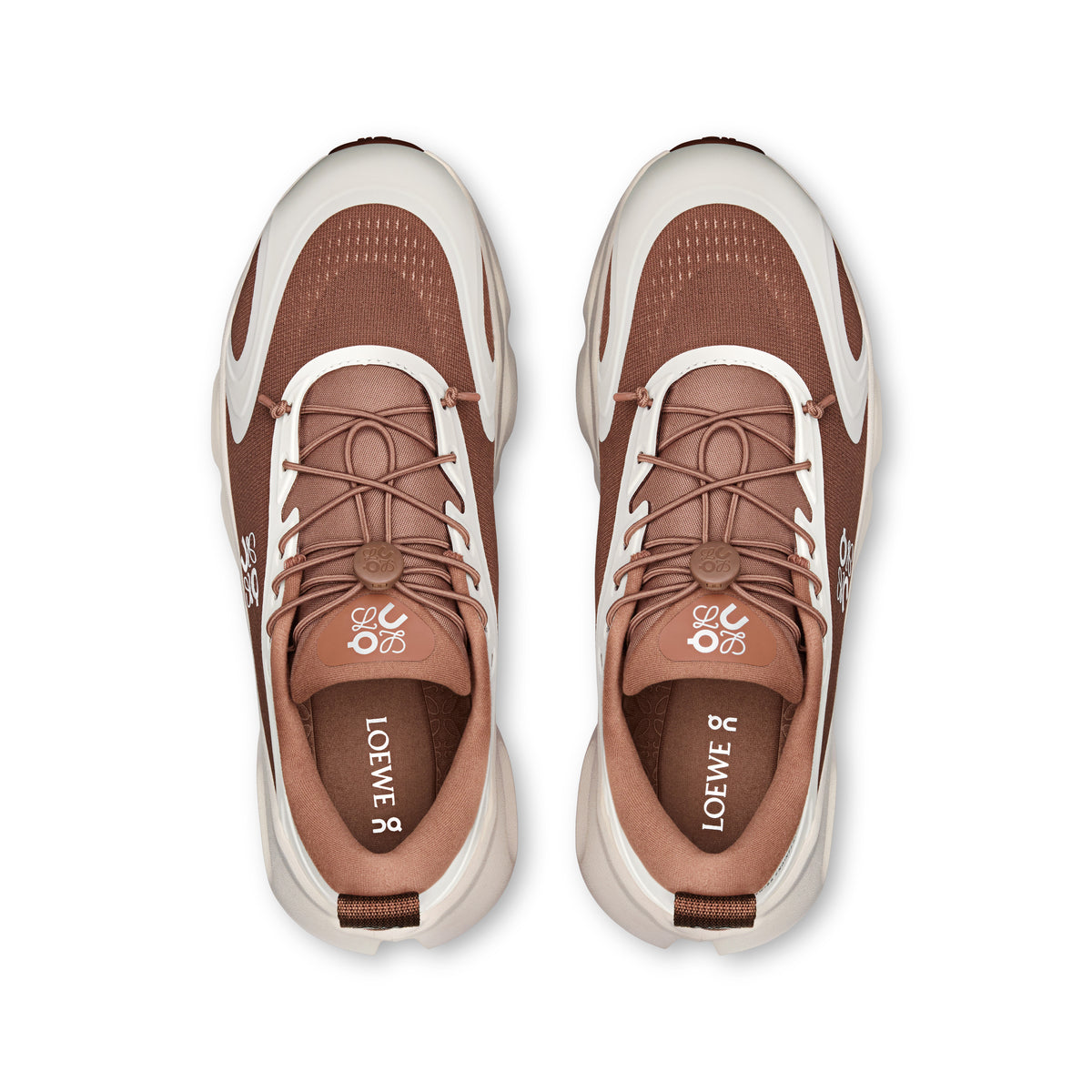 On Cloudsolo LOEWE - Women's in Taupe / Eggshell - view 2