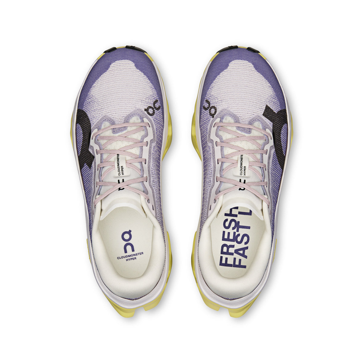 On Cloudmonster 3 Hyper - Women's in Lily / Limelight - view 2