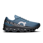 On Cloudmonster 1 - Men's - Limited Edition Black / Black in Steel / Eclipse - primary view