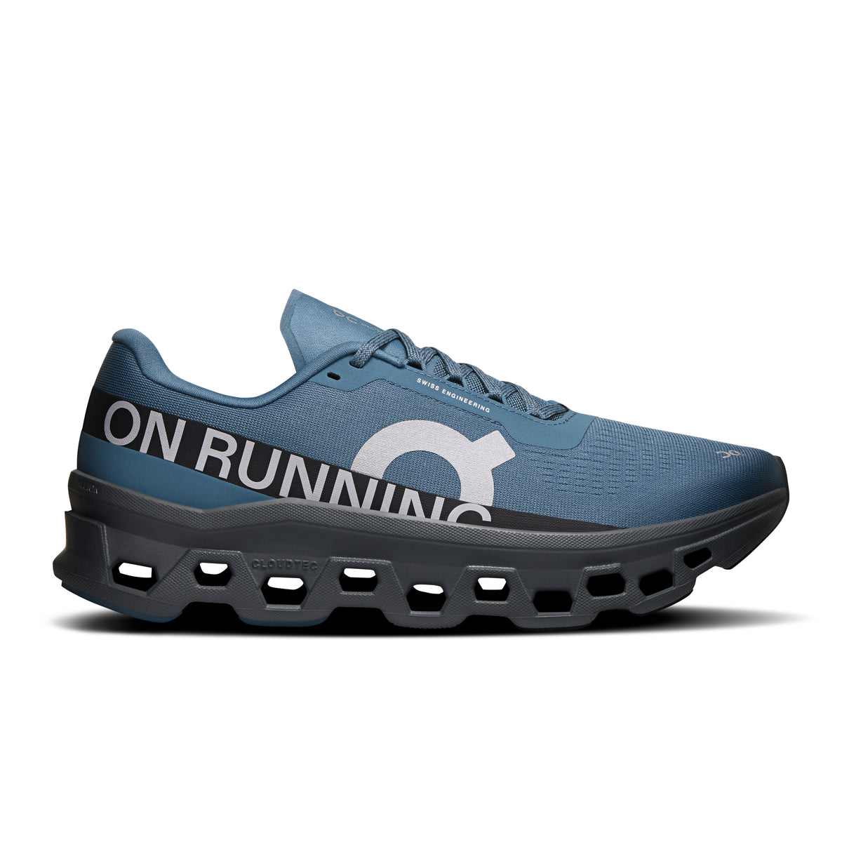 On Cloudmonster 1 - Men's - Limited Edition Black / Black in Steel / Eclipse - primary view