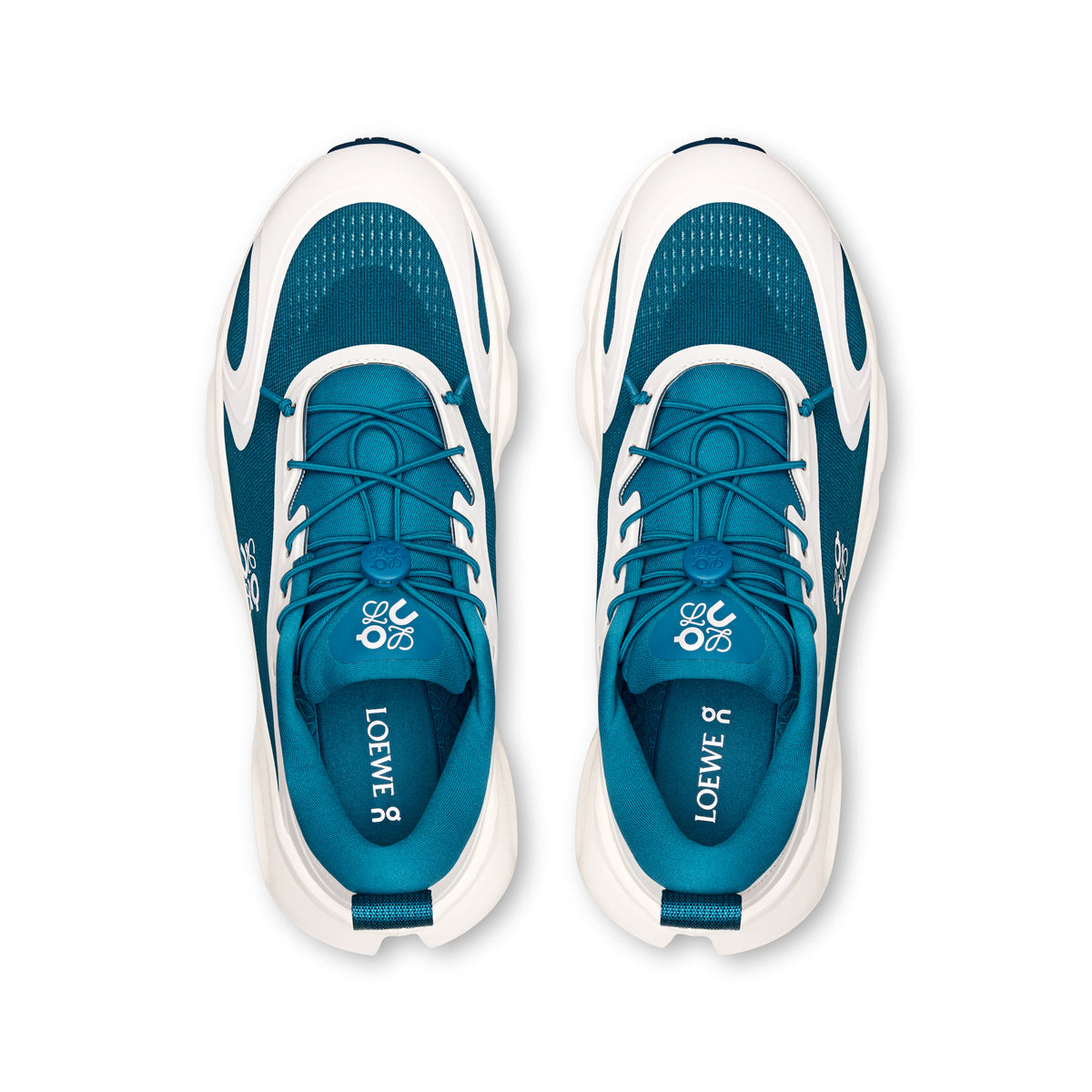 On Cloudsolo LOEWE - Women's in Teal / Eggshell - view 2