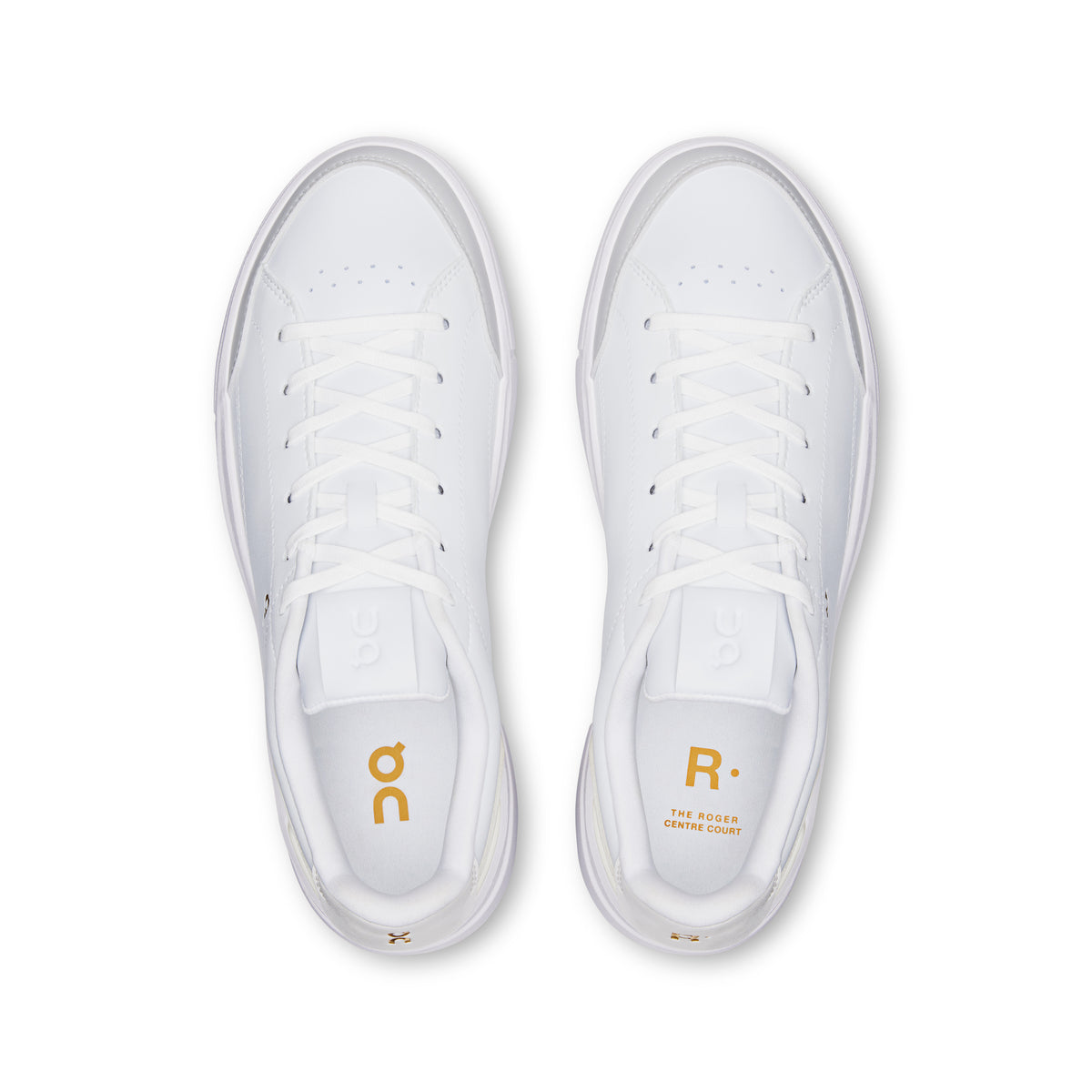 On THE ROGER Centre Court - Women's in White / White - view 2