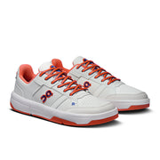 On THE ROGER Clubhouse Varsity - Women's in White / Flame - view 6
