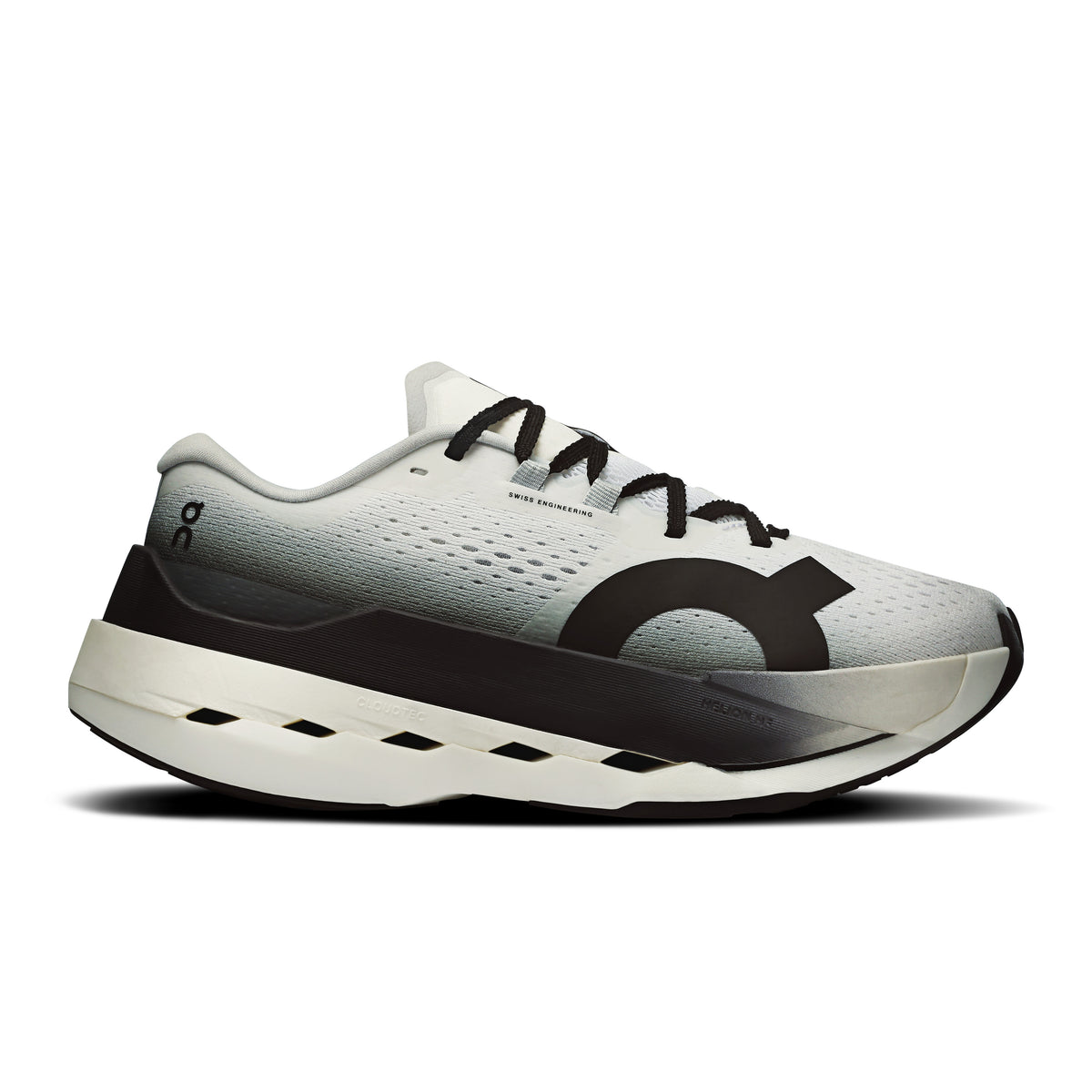 On Cloudboom Max - Women's in White / Black - primary view