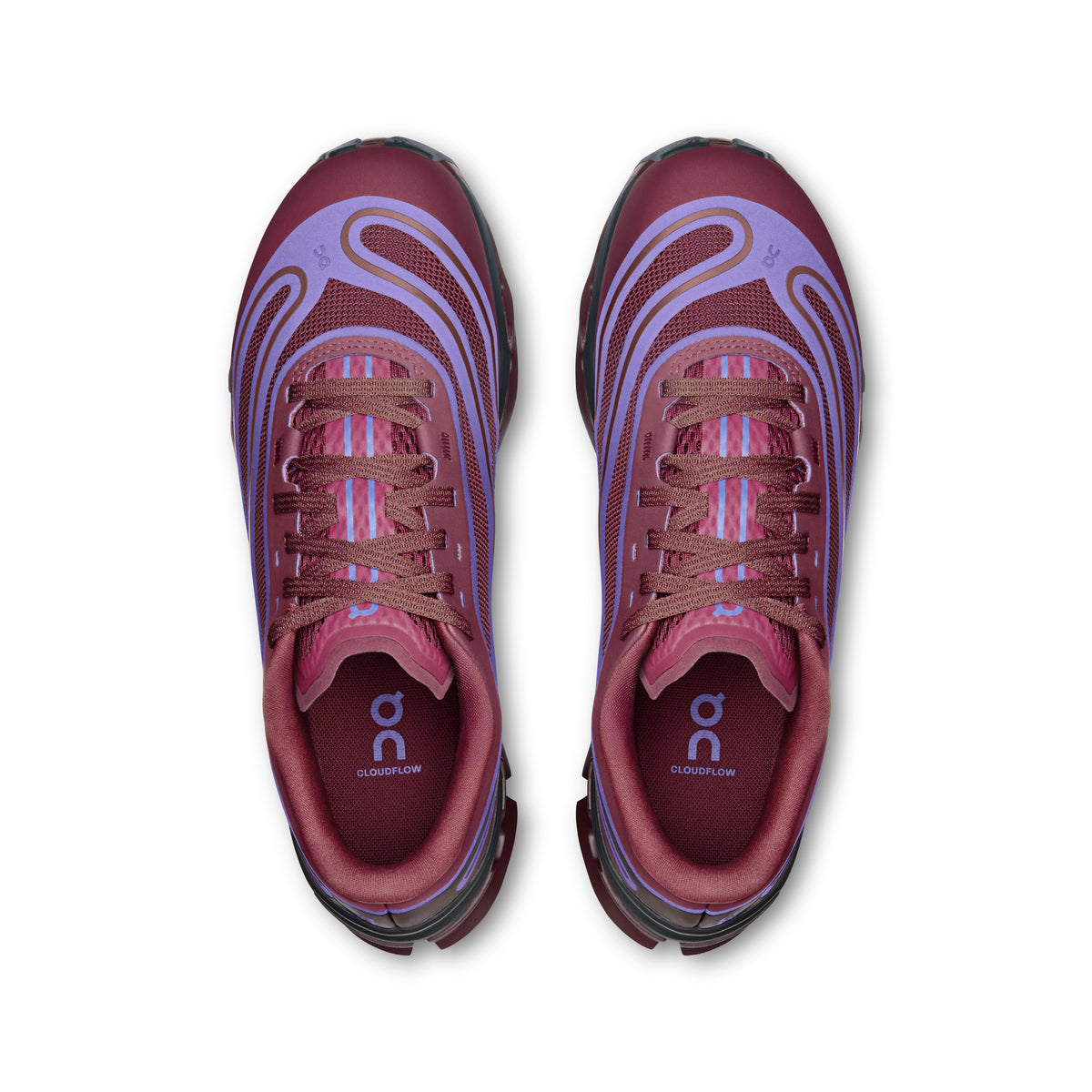 On Cloudflow 5 AD - Women's in Maroon / Tyrian - view 2