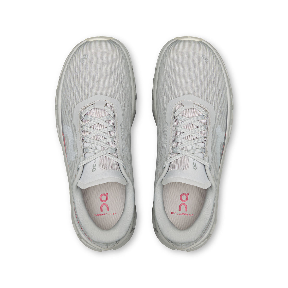 On Cloudmonster 1 - Women's in Silver / Camellia - view 2