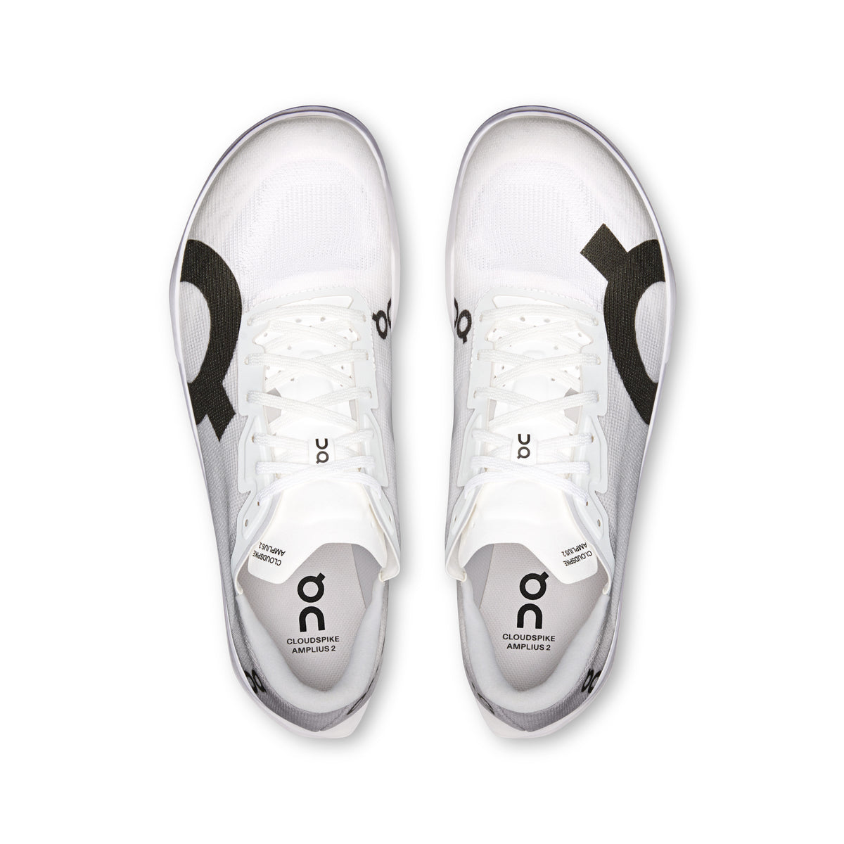 On Cloudspike Amplius 2 - Women's in White / Frost - view 2