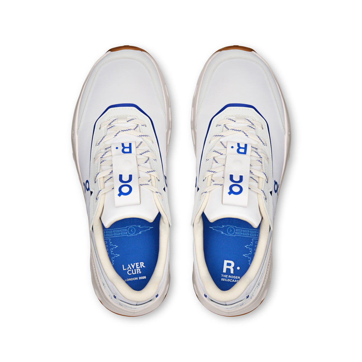 On THE ROGER Wildcard LC - Men's in White / Indigo - view 2