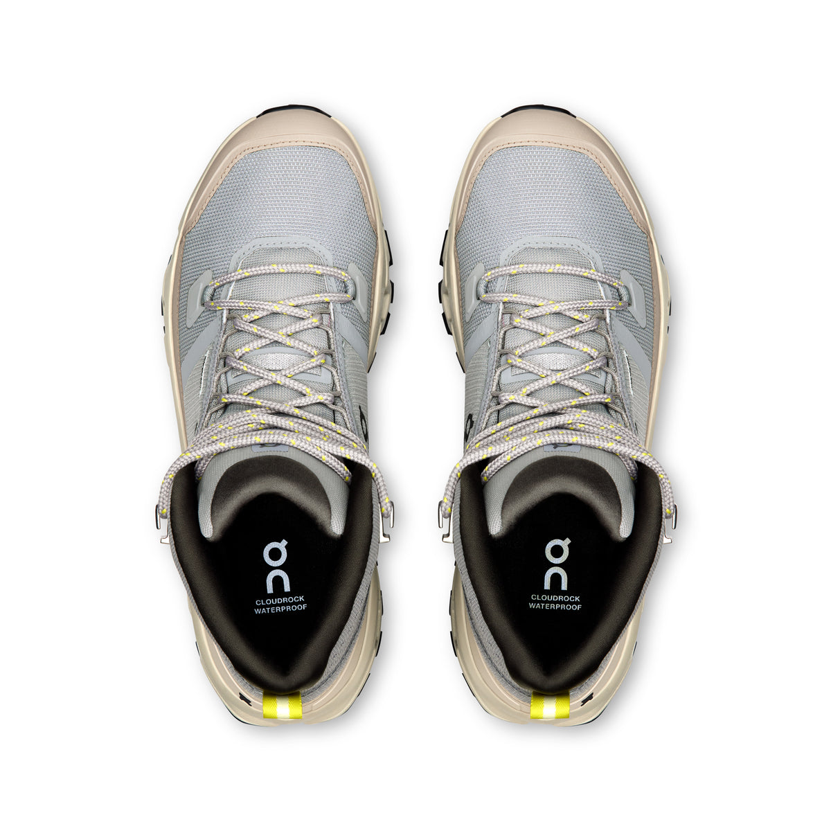 On Cloudrock Mid Waterproof - Women's in Alloy / Ice - view 2