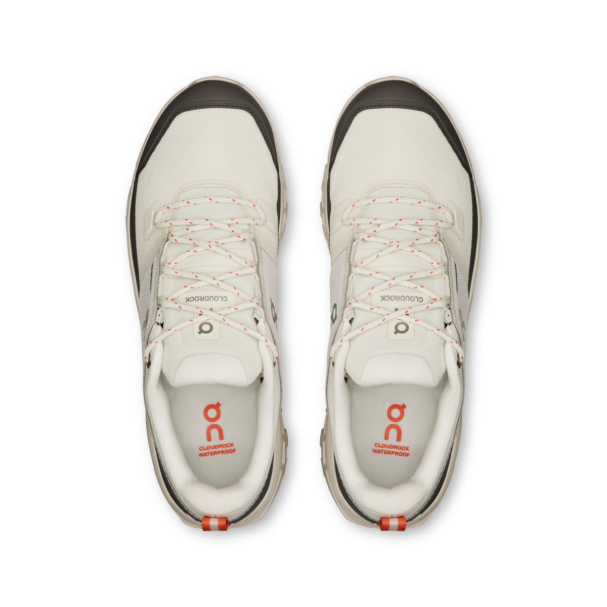 On Cloudrock Low Waterproof - Men's in Ivory / Ivory - view 2