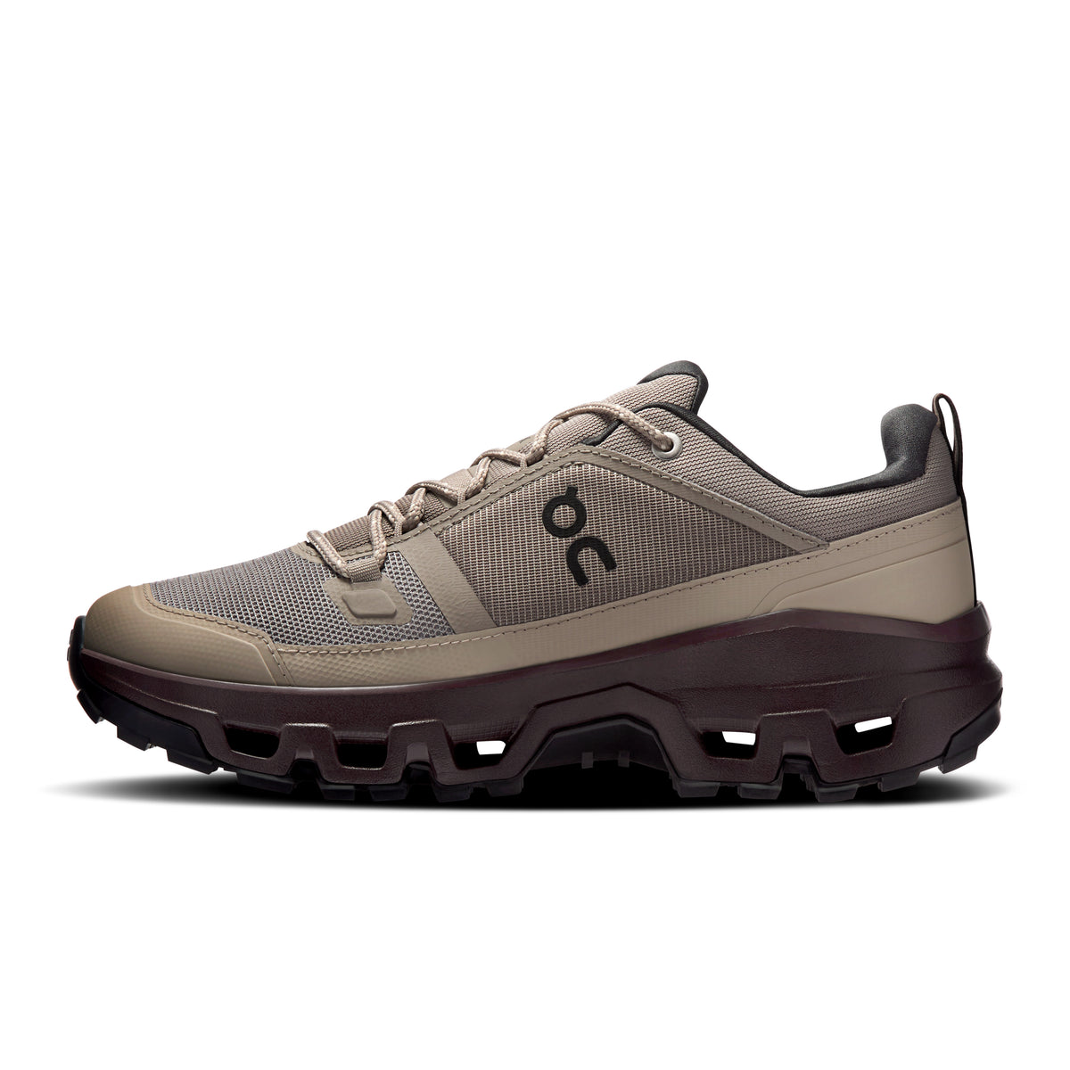 On Cloudrock Low Waterproof - Women's in Cinder / Ox - view 4