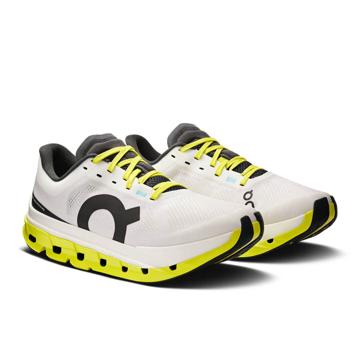 On Cloudflow 5 - Women's in White / Lime - view 6