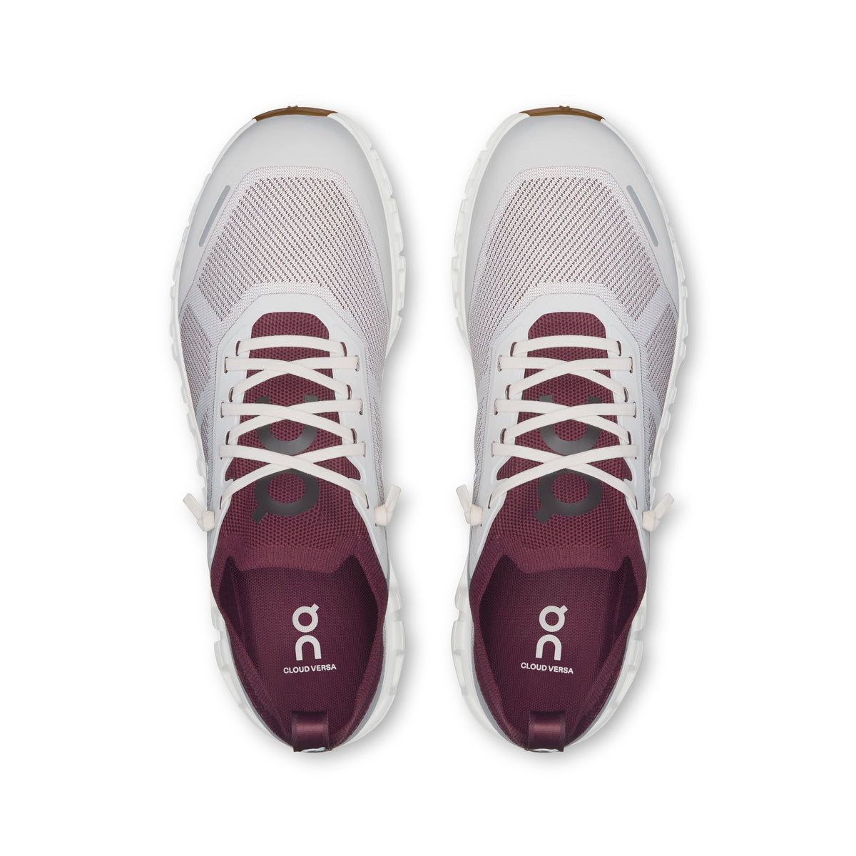 On Cloud 6 Versa - Men's in Silver / Maroon - view 2