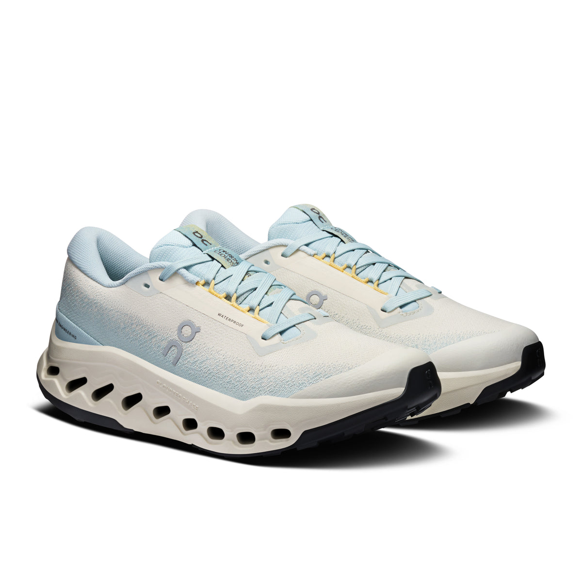 On Cloudsurfer Trail 2 Waterproof - Women's in Grain / Brook - view 6