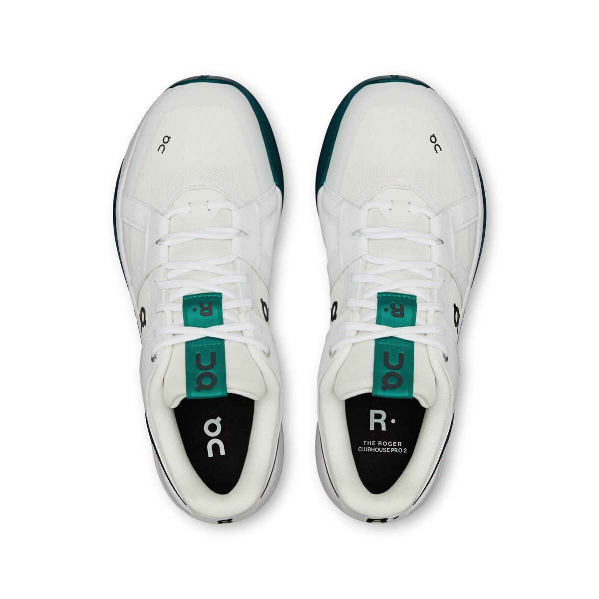 On THE ROGER Clubhouse Pro 2 - Men's in White / Neem - view 2