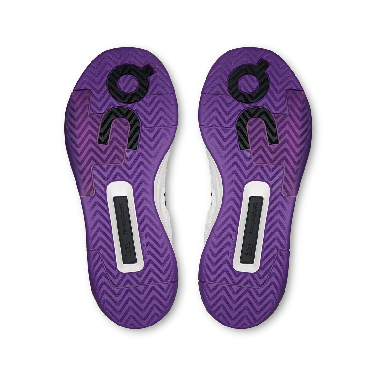 On THE ROGER Clubhouse Pro 2 - Women's in White / Amethyst - view 3