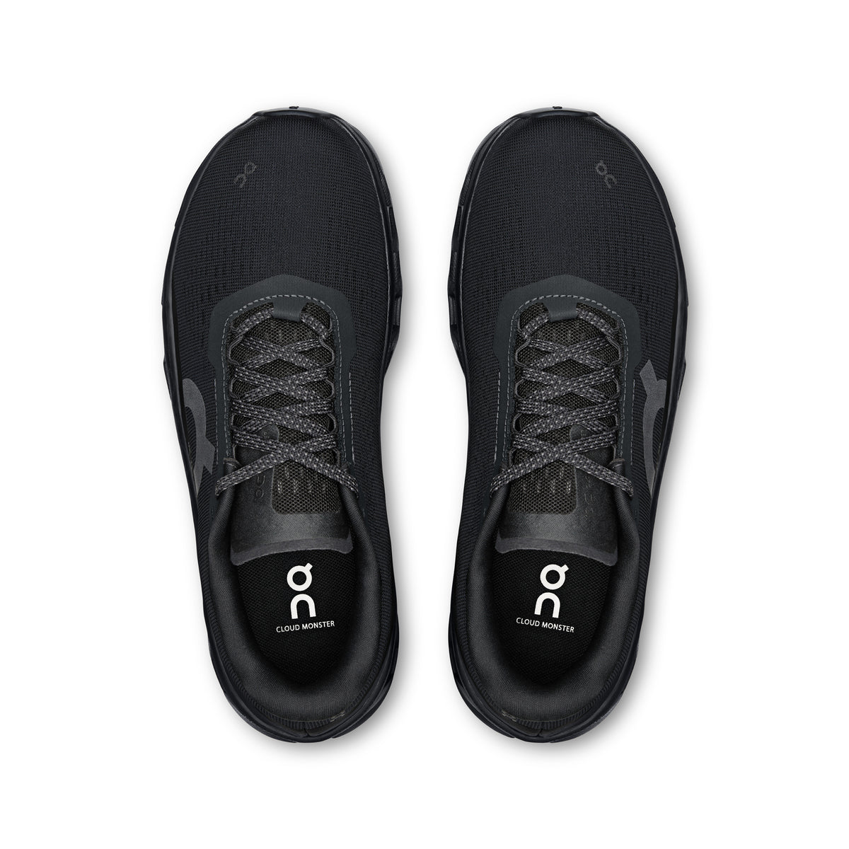 On Cloudmonster 1 - Women's in Black / Black - view 2
