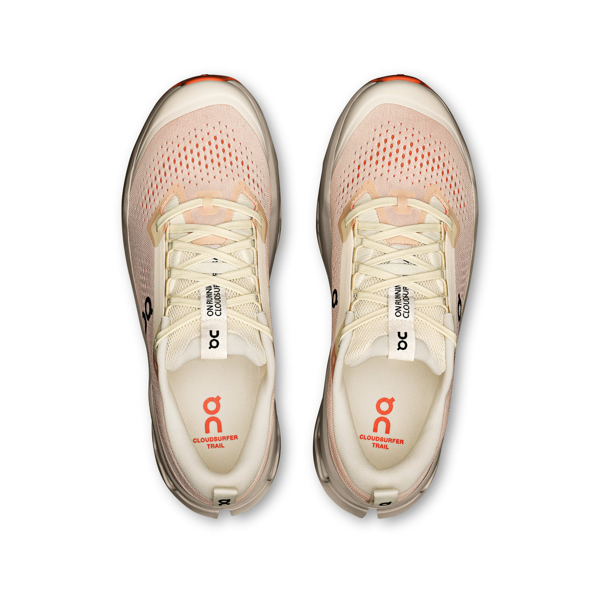 On Cloudsurfer Trail 2 - Men's in Ivory / Ghost - view 2