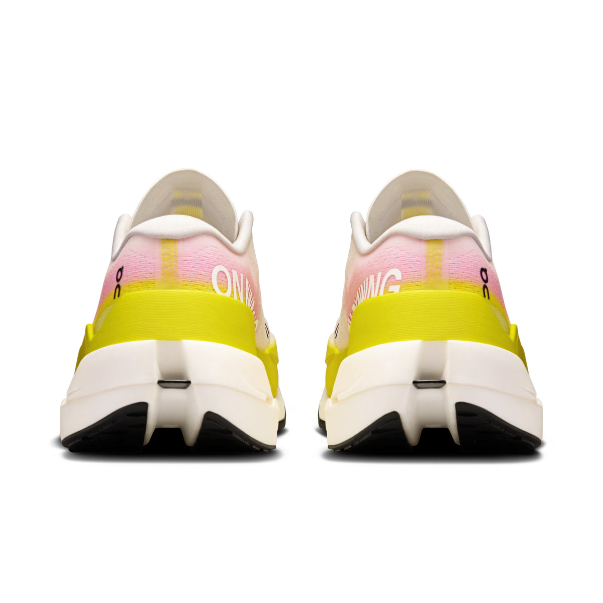 On Cloudboom Max - Women's in Lime / Raspberry - view 5