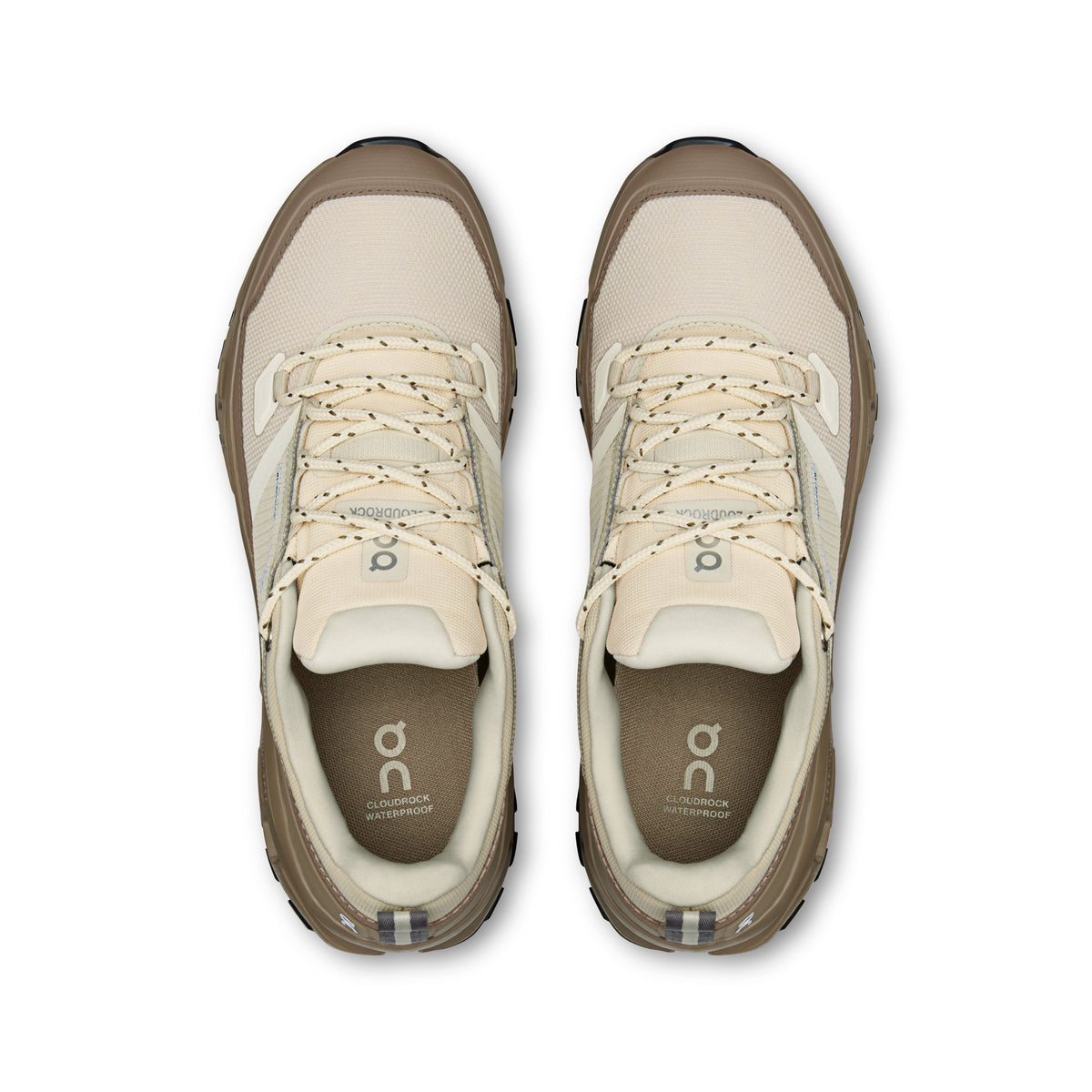 On Cloudrock Low Waterproof - Women's in Grain / Soba - view 2