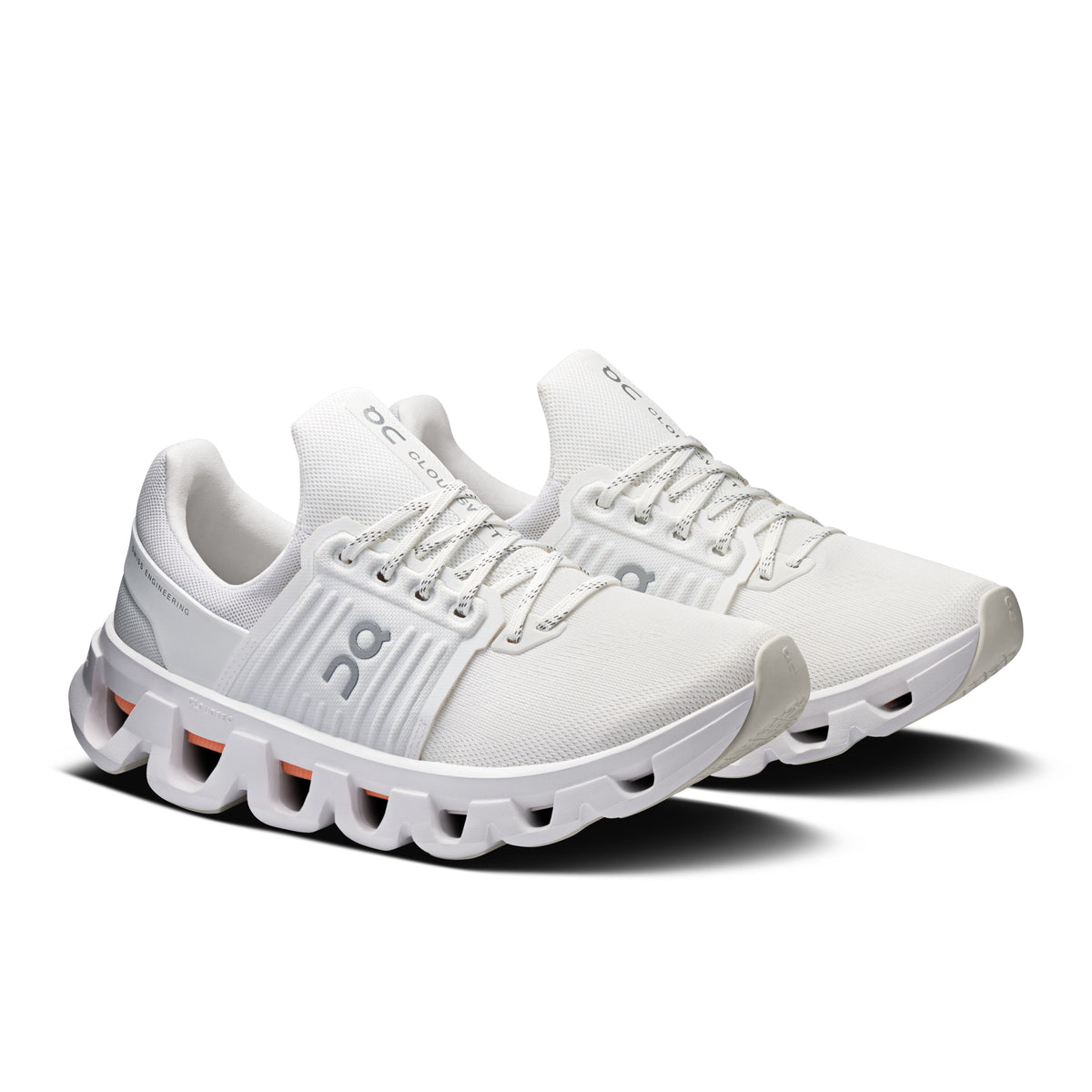 On Cloudswift 4 AD - Women's in White / Sunstone - view 6