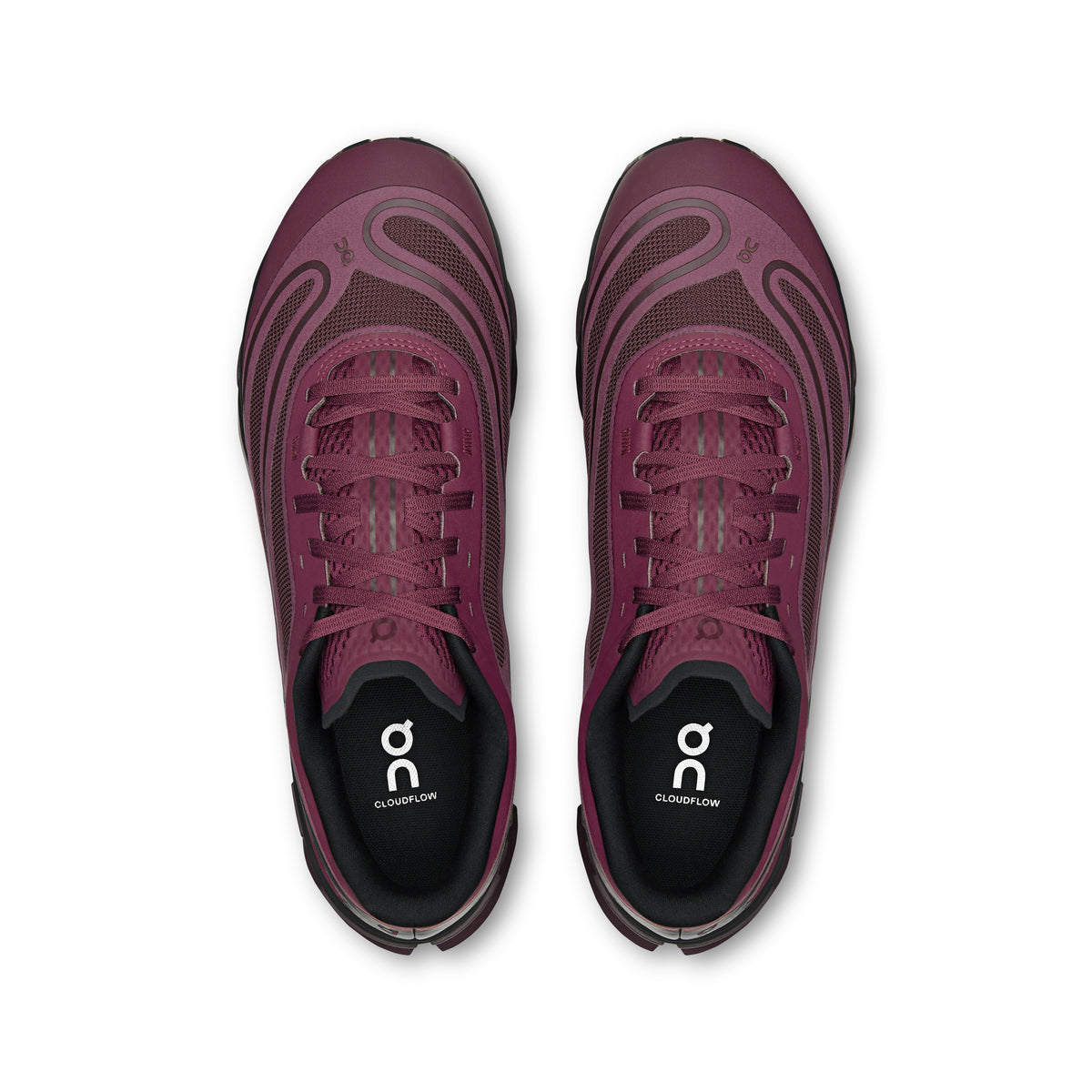 On Cloudflow 5 AD - Men's in Fig / Mulberry - view 2