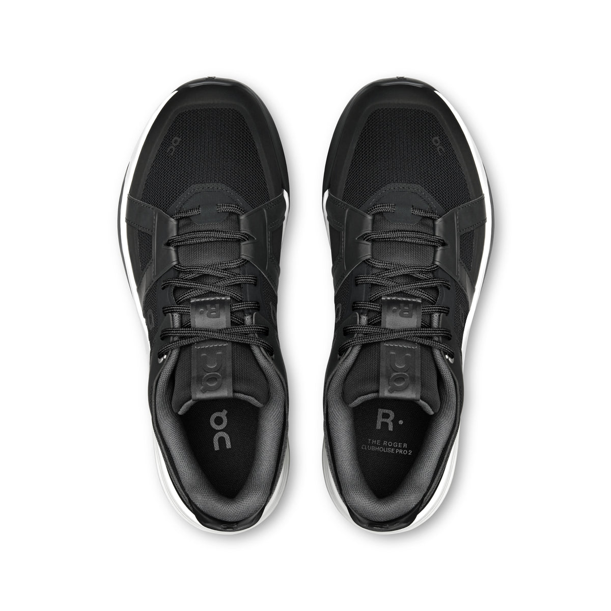 On THE ROGER Clubhouse Pro 2 - Men's in Black / Eclipse - view 2