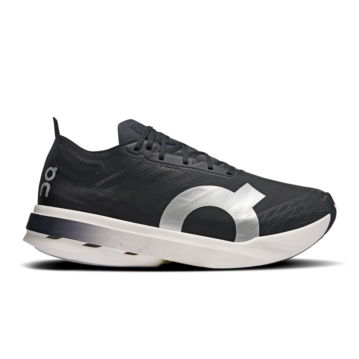 On Cloudboom Strike - Men's in Black / White - primary view