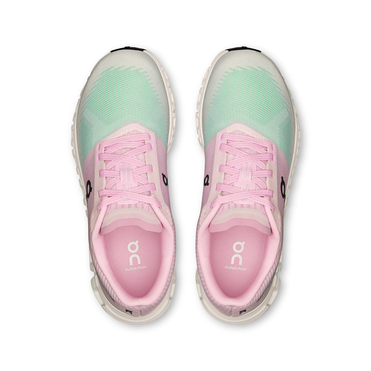 On Cloud 6 Push - Women's in Honeydew / Petal - view 2