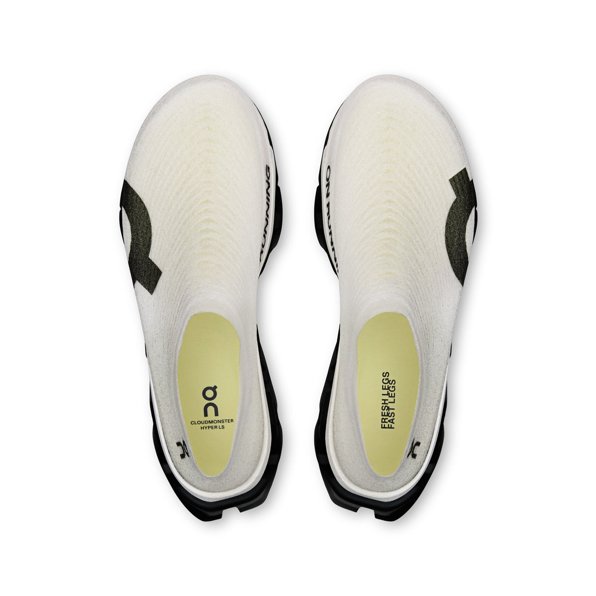 On LightSpray Cloudmonster 3 Hyper - Unisex in Black / Apollo - view 2