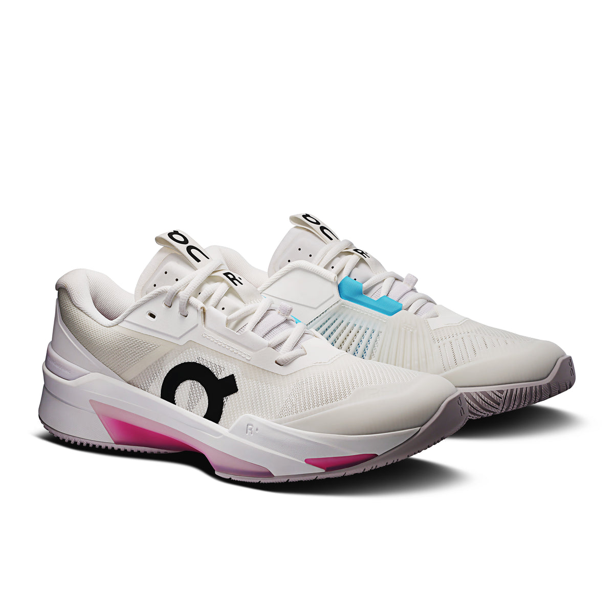 On THE ROGER Pro Fire - Men's in White / Pink - view 6