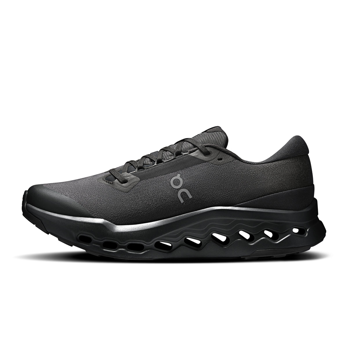 On Cloudsurfer Trail 2 Waterproof - Men's in Black / Black - view 4