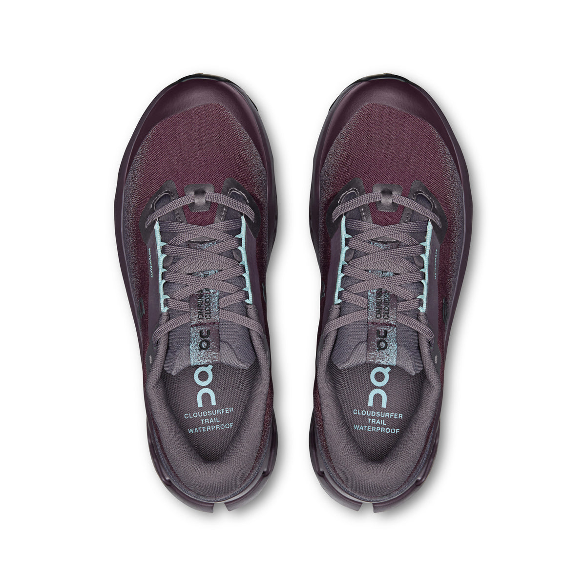 On Cloudsurfer Trail 2 Waterproof - Women's in Urchin / Pebble - view 2