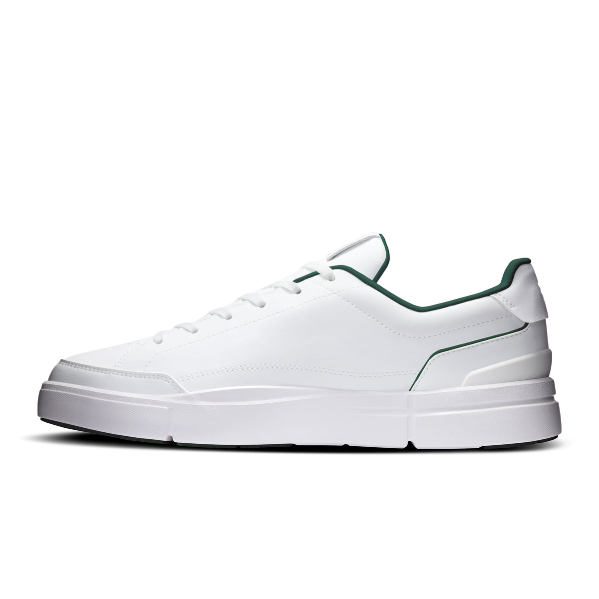 On THE ROGER Centre Court - Men's in White / Evergreen - view 4