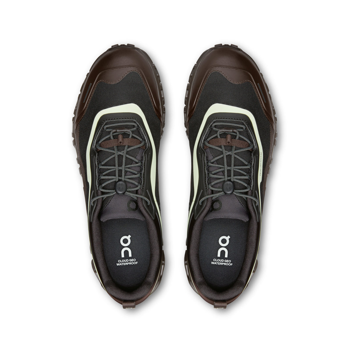 On Cloud 6 Geo Waterproof - Men's in Black / Lima - view 2