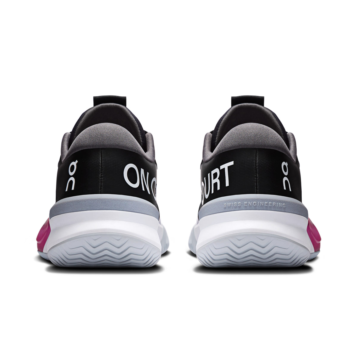 On THE ROGER Pro 3 Clay - Women's in Black / Pink - view 5