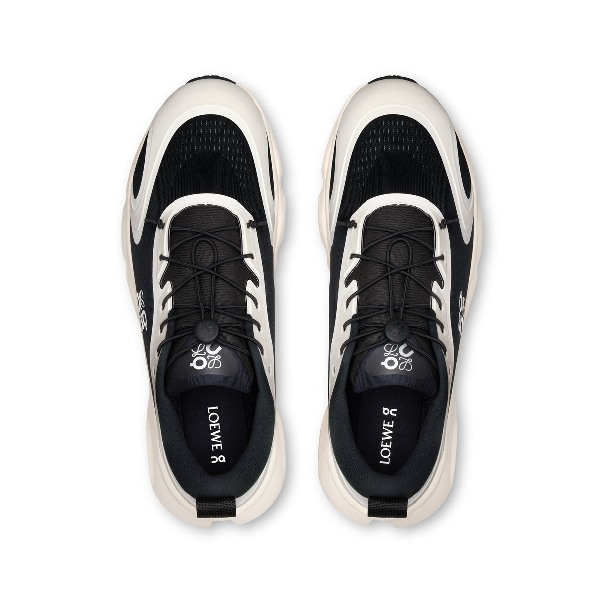 On Cloudsolo LOEWE - Men's in Black / Eggshell - view 2