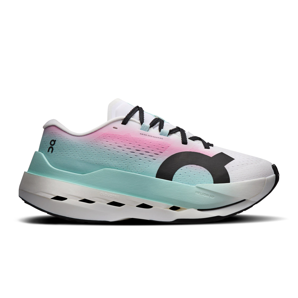 On Cloudboom Max - Women's in White / Celeste - primary view