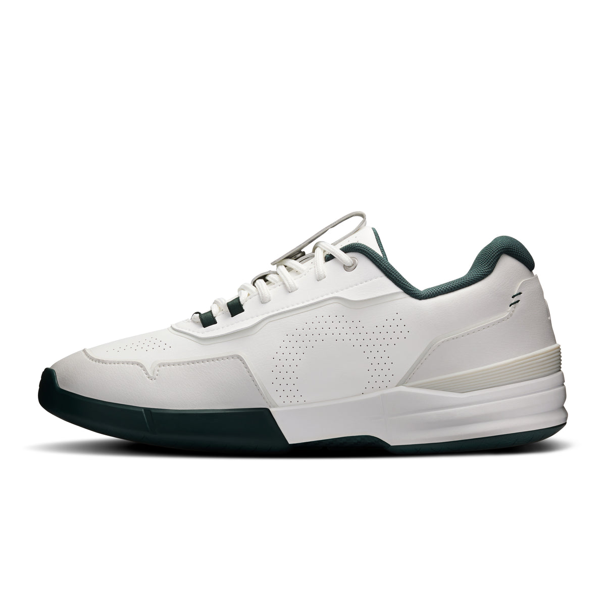 On THE ROGER Pro LDN - Men's in White / Evergreen - view 4