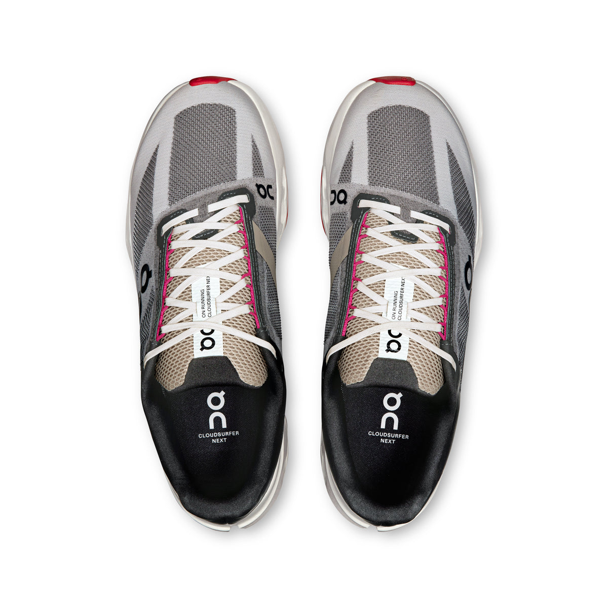 On Cloudsurfer Next - Men's in Black / White - view 2