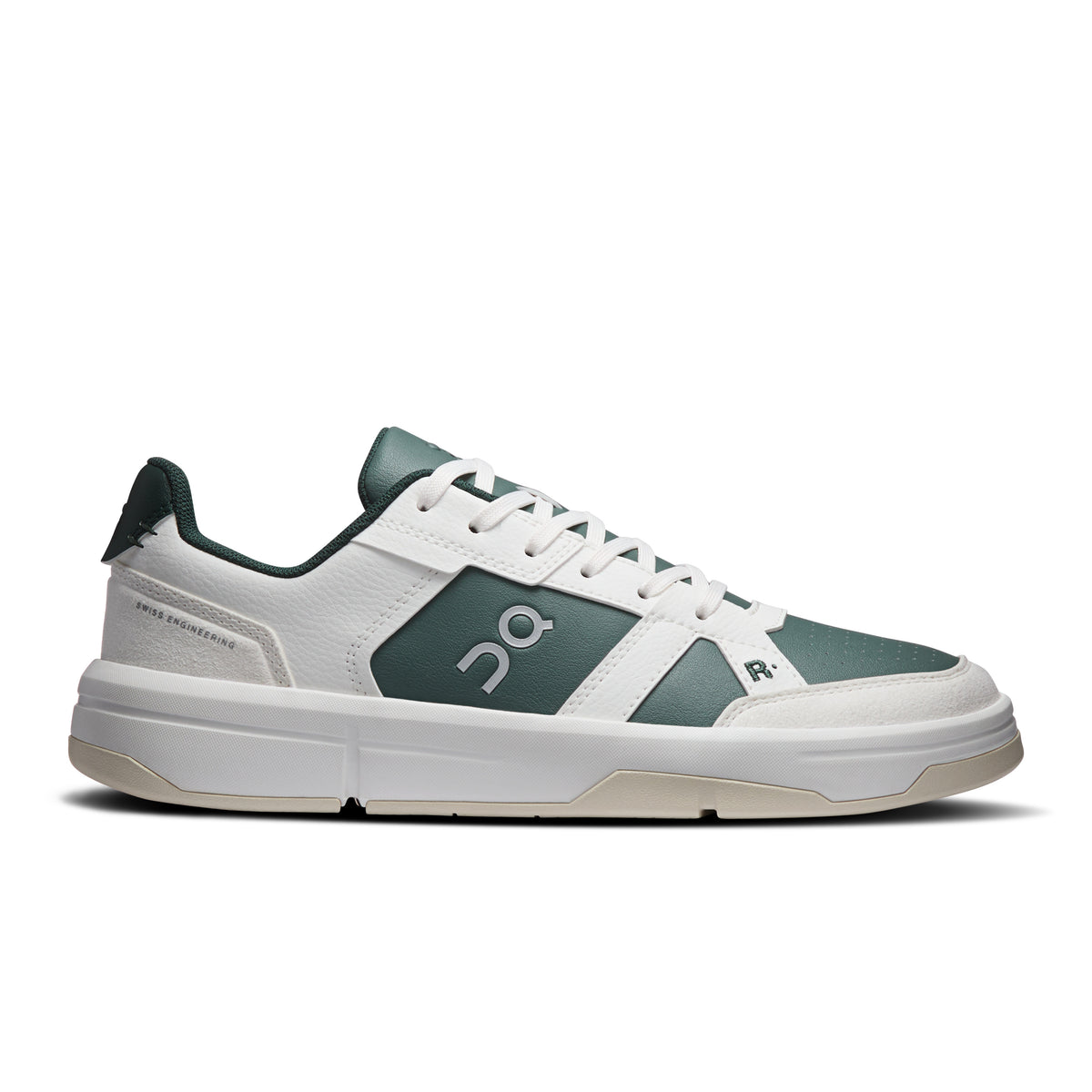 On THE ROGER Clubhouse - Women's in Ivory / Olive - primary view