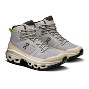 On Cloudrock Mid Waterproof - Women's in Alloy / Ice - view 6