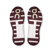 On THE ROGER Wildcard - Men's in Ivory / Maroon - view 3
