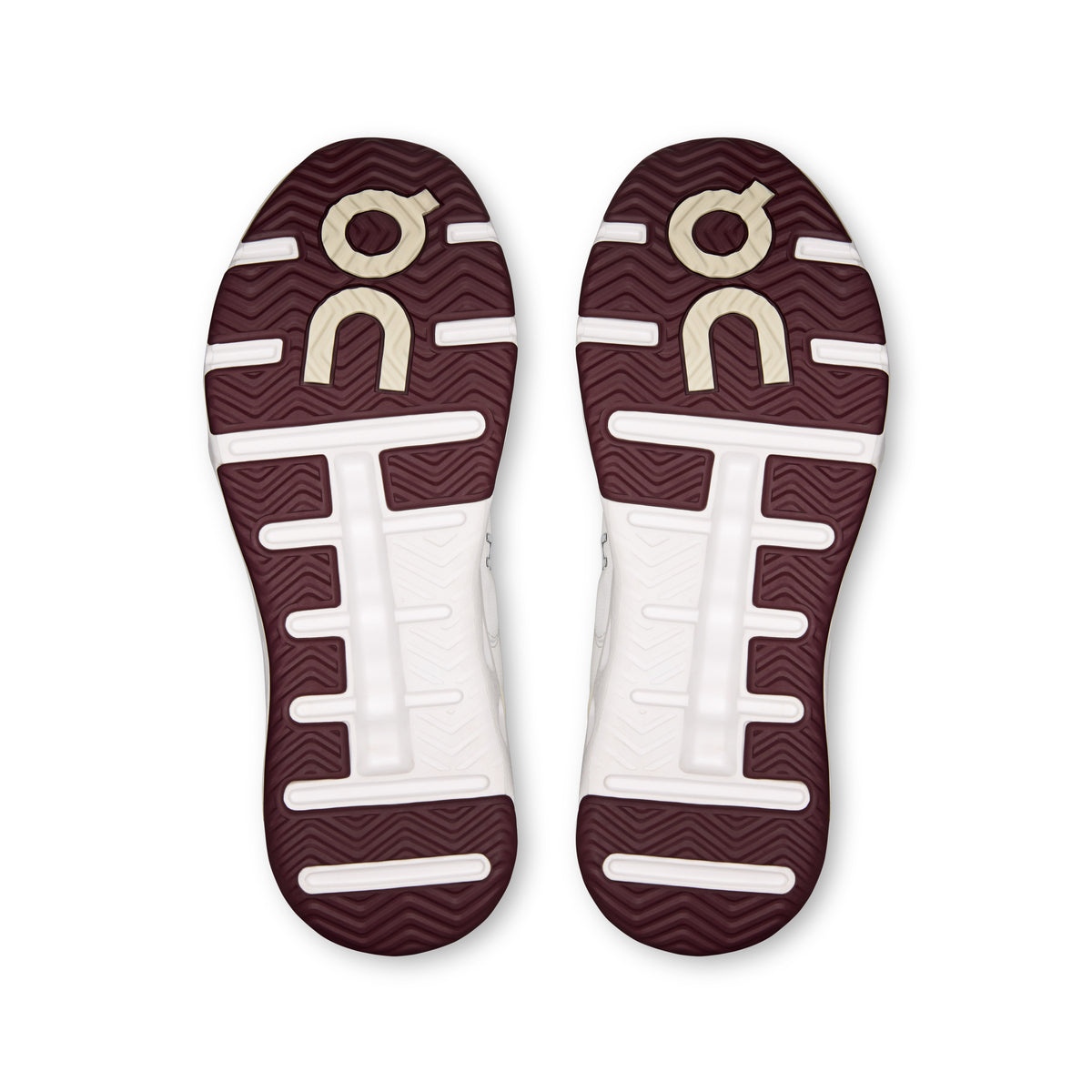 On THE ROGER Wildcard - Men's in Ivory / Maroon - view 3