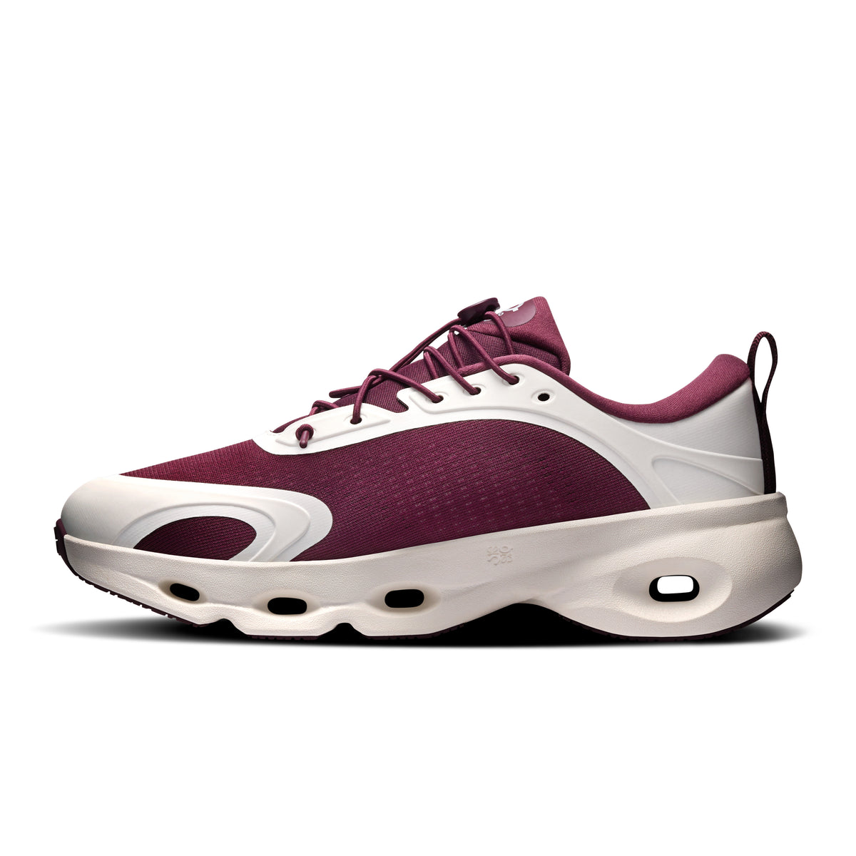 On Cloudsolo LOEWE - Women's in Burgundy / Eggshell - view 4