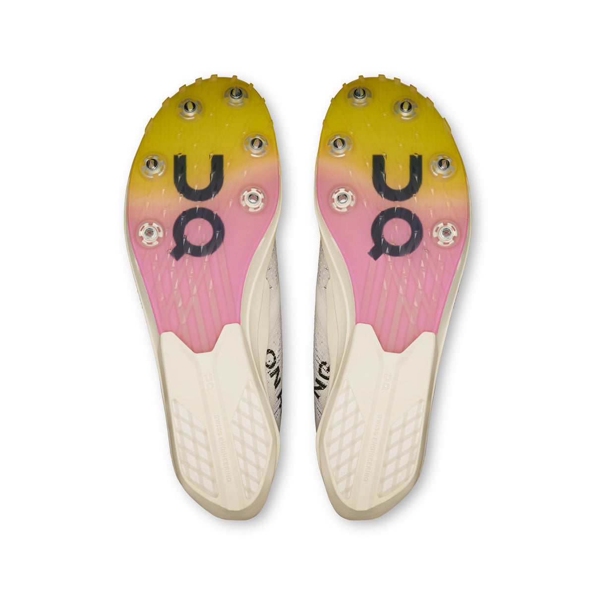On Cloudspike Citius 2 - Men's in White / Raspberry - view 3