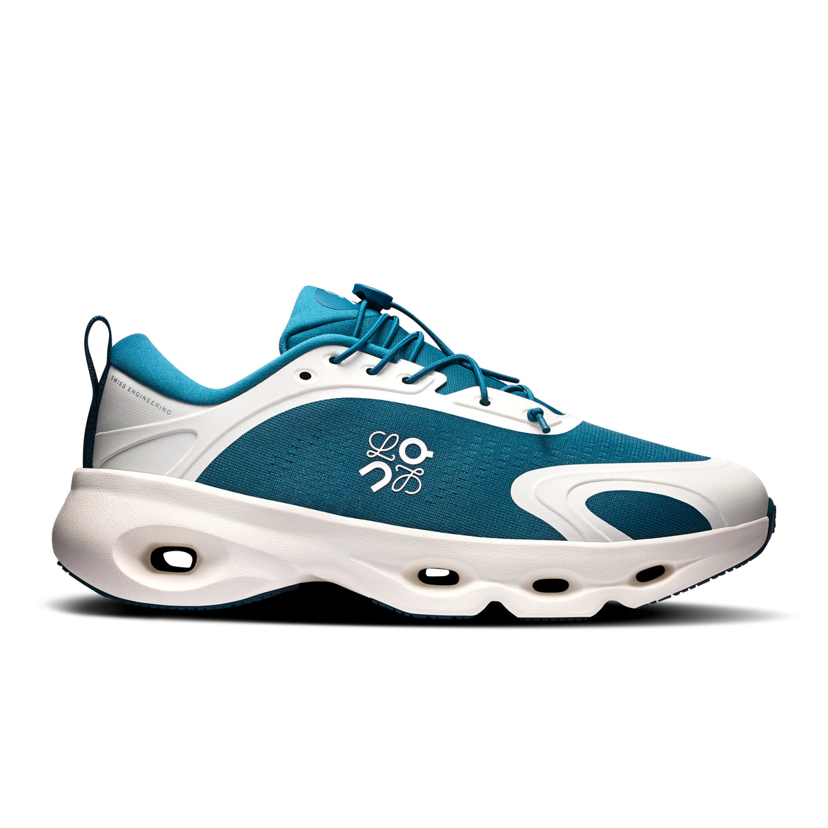 On Cloudsolo LOEWE - Women's in Teal / Eggshell - primary view